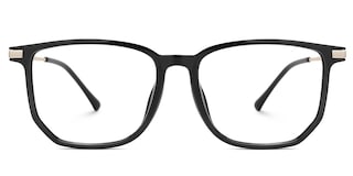 Fezell Square Black Glasses2