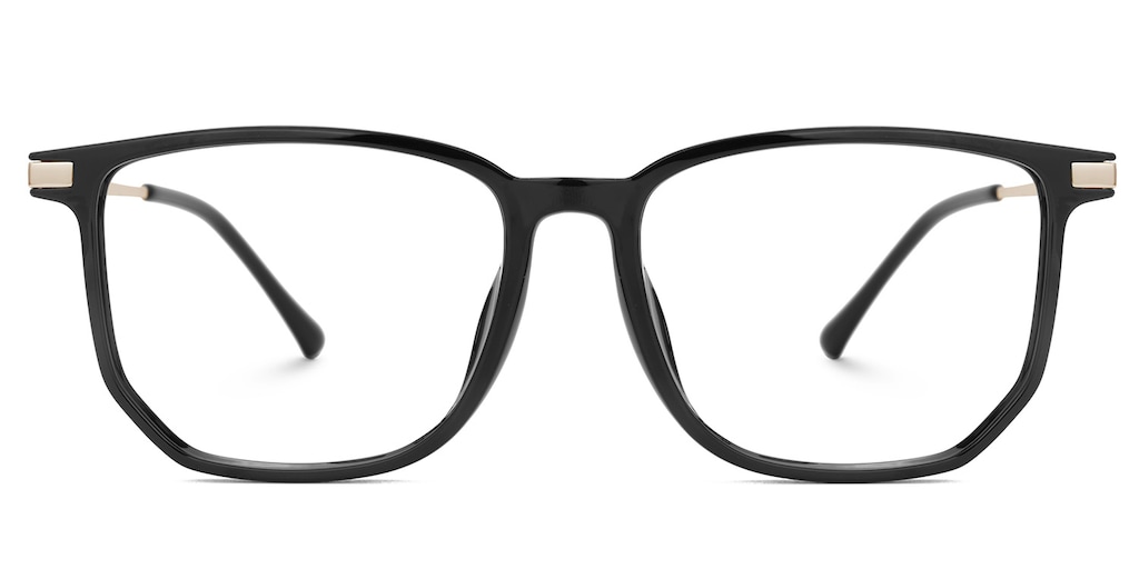 Fezell Square Black Glasses