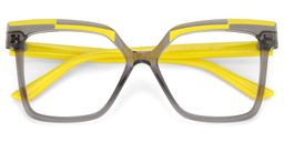 Eboney Square Gray Glasses1