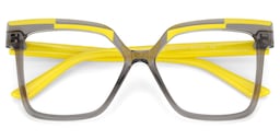 Eboney Square Gray Glasses1