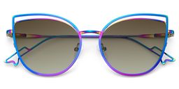 Spivey Cateye Iridescent Sunglasses1