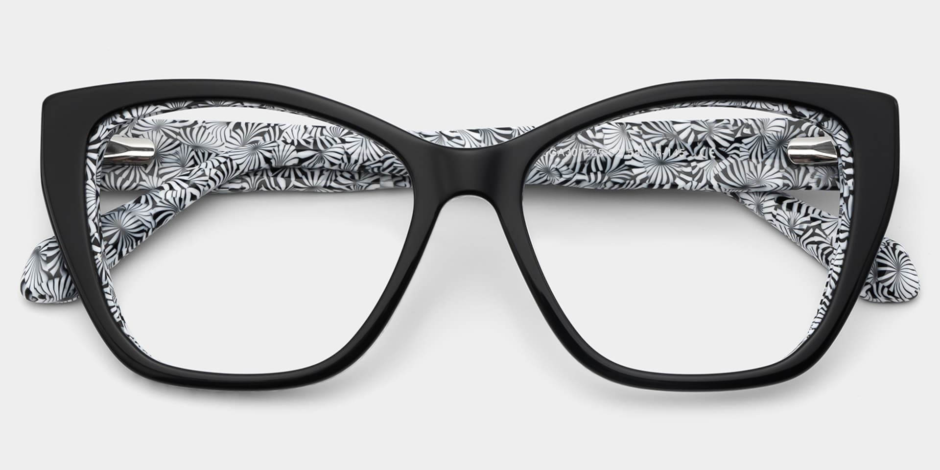 Blaise Black Frame Glasses with Cat eye Frame Online | ZEELOOL4