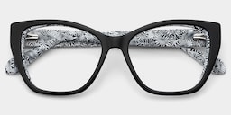 Blaise Cat-Eye Black Glasses4