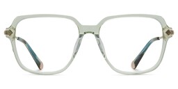 Vega Square Green Glasses0