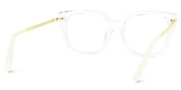 Yusbetsy Rectangle Clear Glasses5