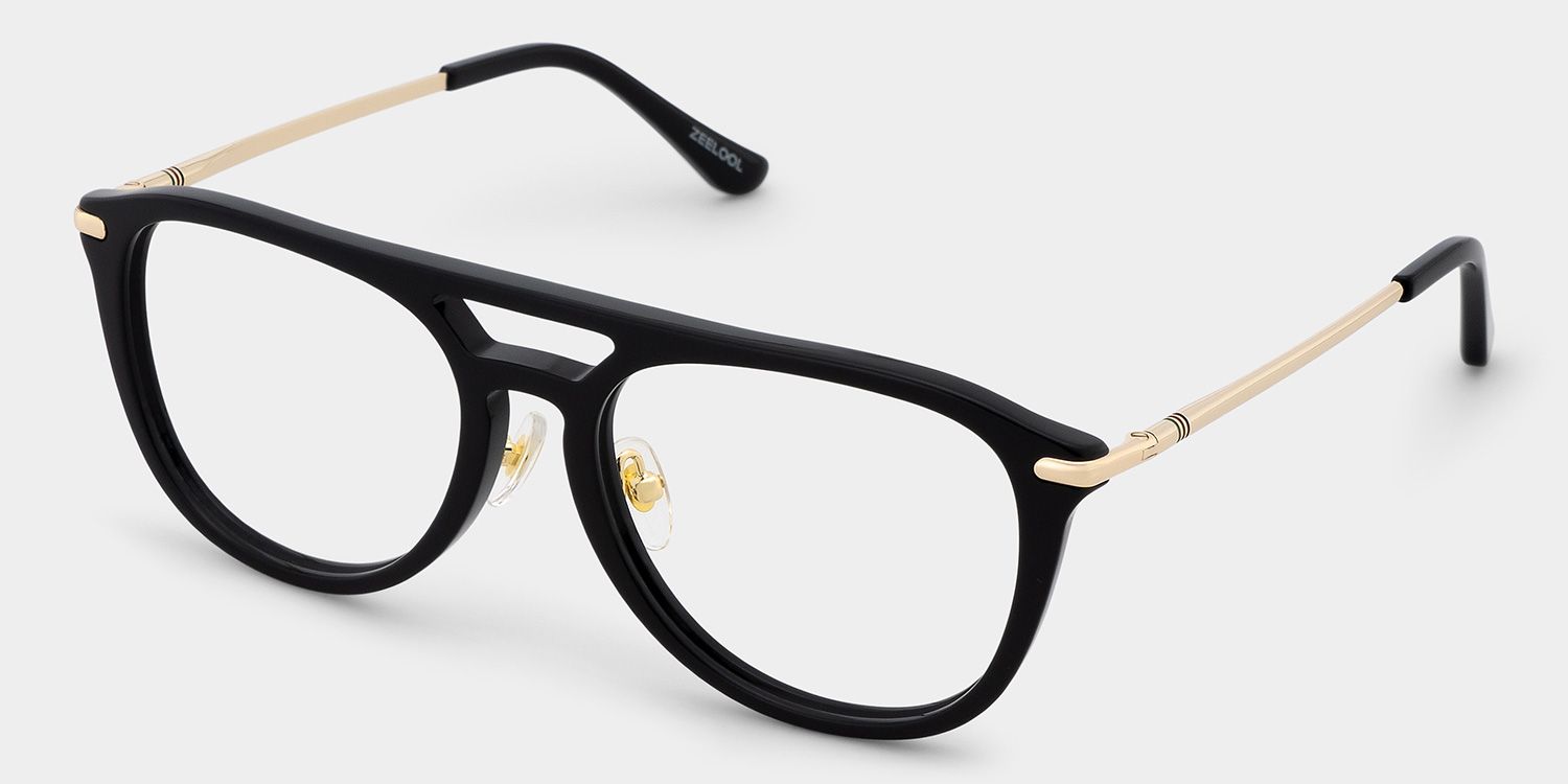 Isabelle Black Aviator glasses | Varsity Athleisure Stripe3