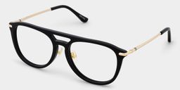 Isabelle Black Aviator Glasses3