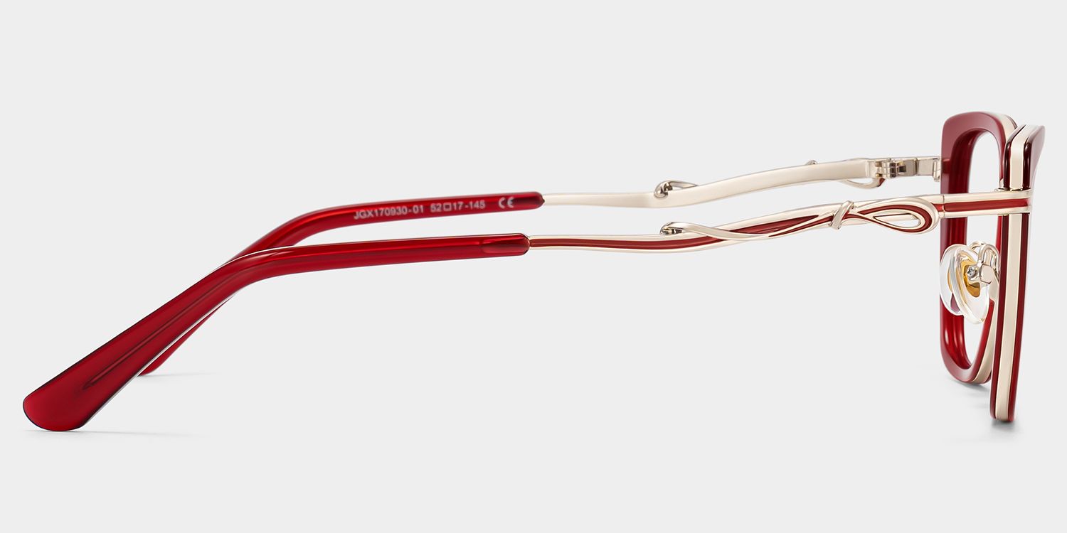Veronica Red Cat-Eye Glasses | ZEELOOL4
