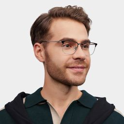 Cole Browline Black Glasses1