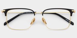 Maxwell Browline Black Glasses1