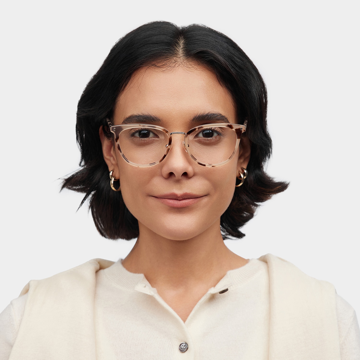 Caden Eyeglasses in Round Tortoise Frame | Zeelool