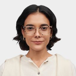 Caden Round Tortoise Glasses0