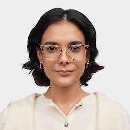 Caden Round Tortoise Glasses0