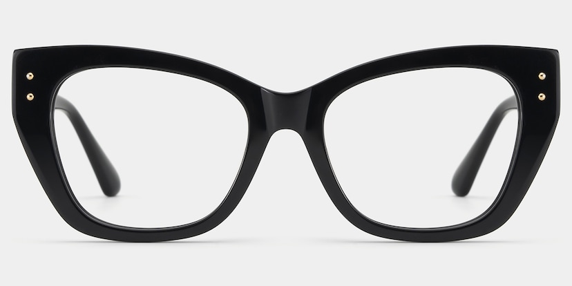 Skylar Butterfly Black Glasses