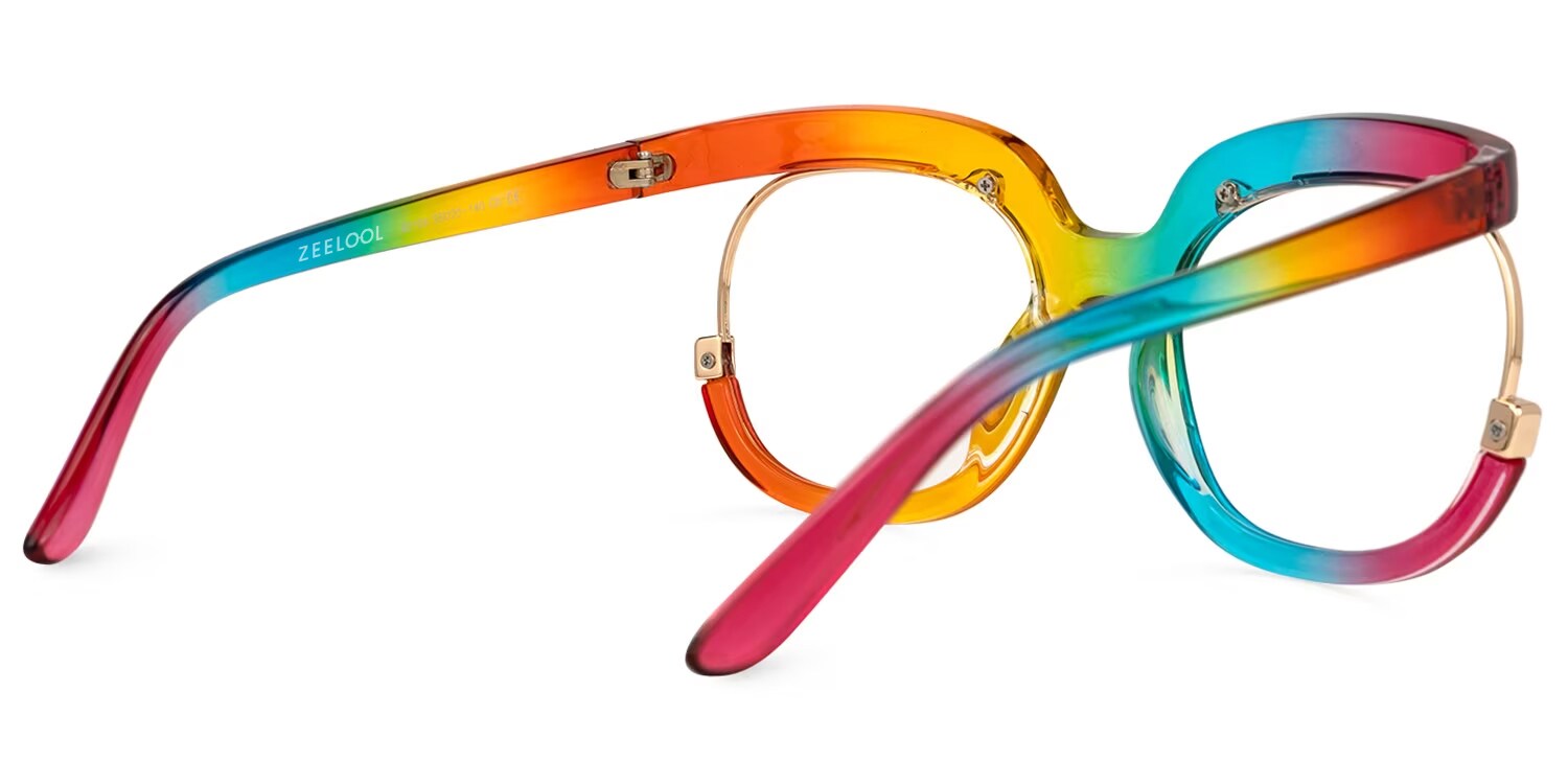 Darice Round Colorful Glasses | Zeelool Glasses3