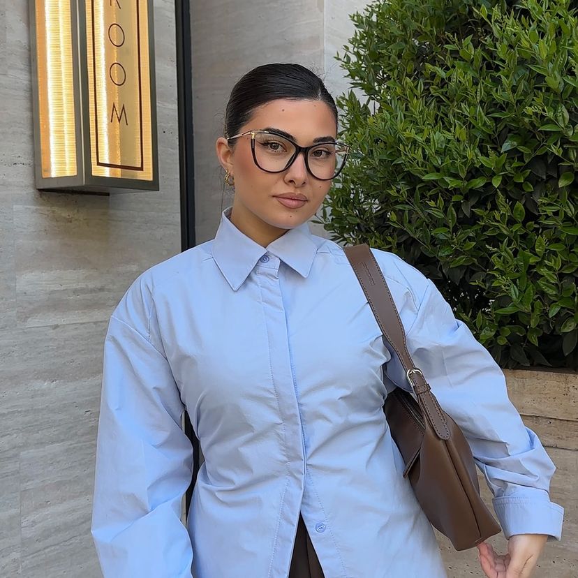 Yomary Cateye Black Glasses