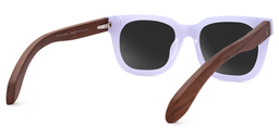 Diana Rectangle Light Purple Sunglasses3