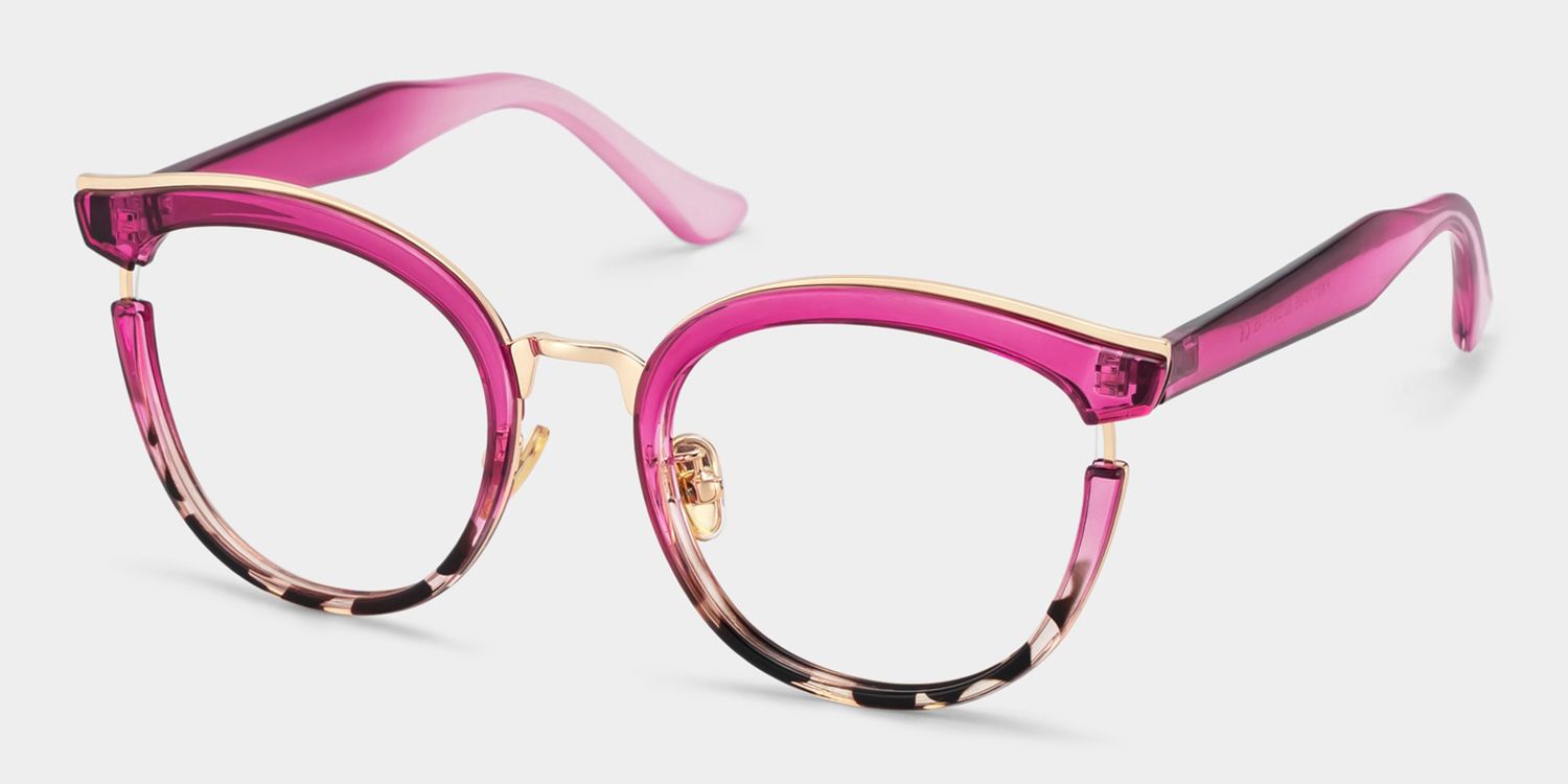 Laraine Cat Eye Red Tortoise Glasses | Zeelool Optical2