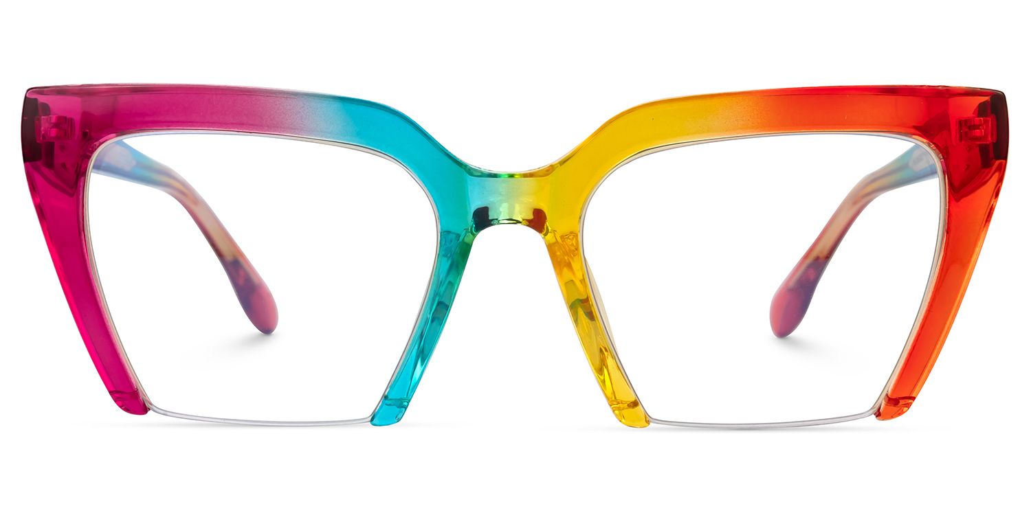 Shaun Cateye Multicolor Glasses0