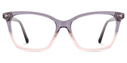 Theo Rectangle Grey Pink Glasses1