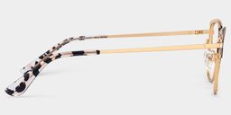 Mariana Rectangle Black Glasses4