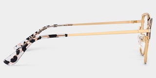 Mariana Rectangle Black Glasses4