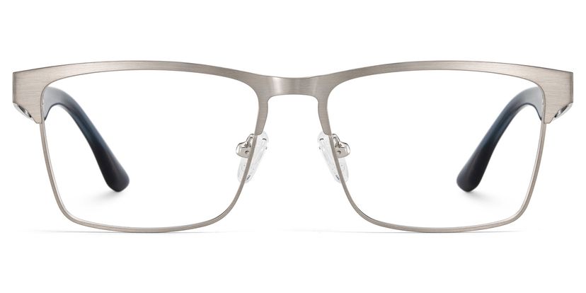 Jasper Silver Rectangle Glasses