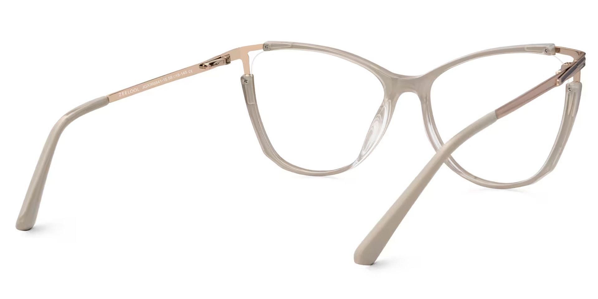 New Brown Color for Yomary Mixed-Material Eyeglasses  | Zeelool Optical3