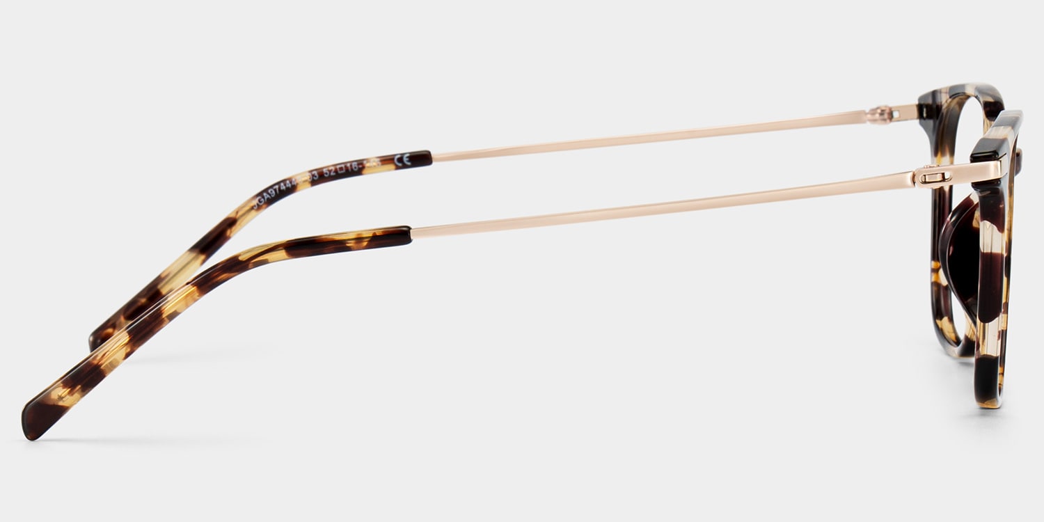 Florence Rectangle Tortoise Glasses3