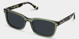 Patrick Rectangle Green Glasses2