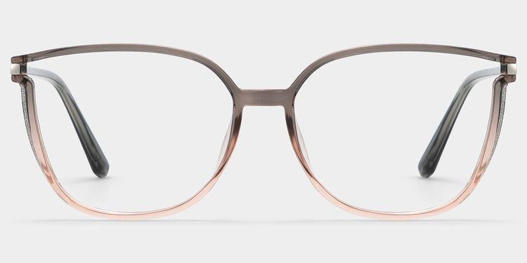 Rodz Square Gray-Pink Glasses