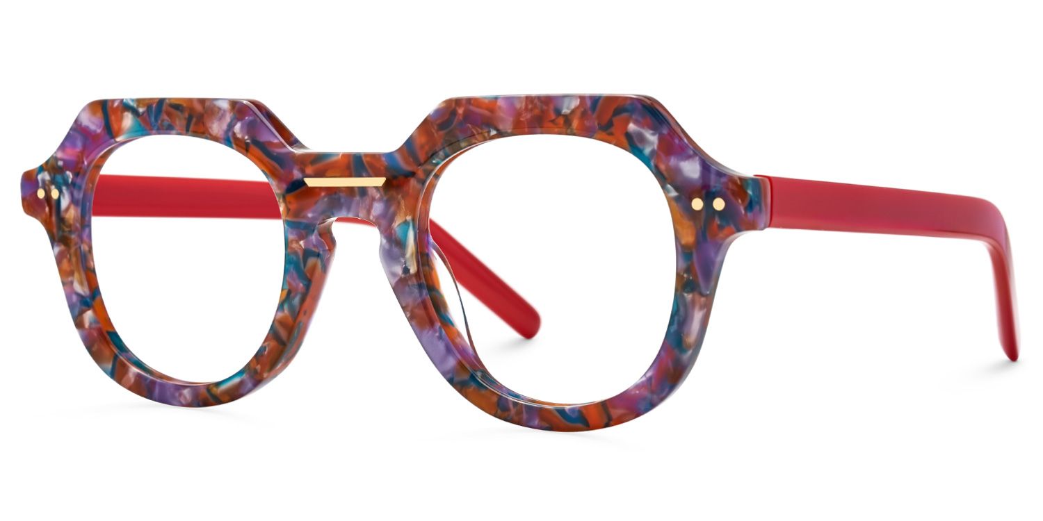 Floral Geometric Eyewear - Jameica on Sale | Zeelool1