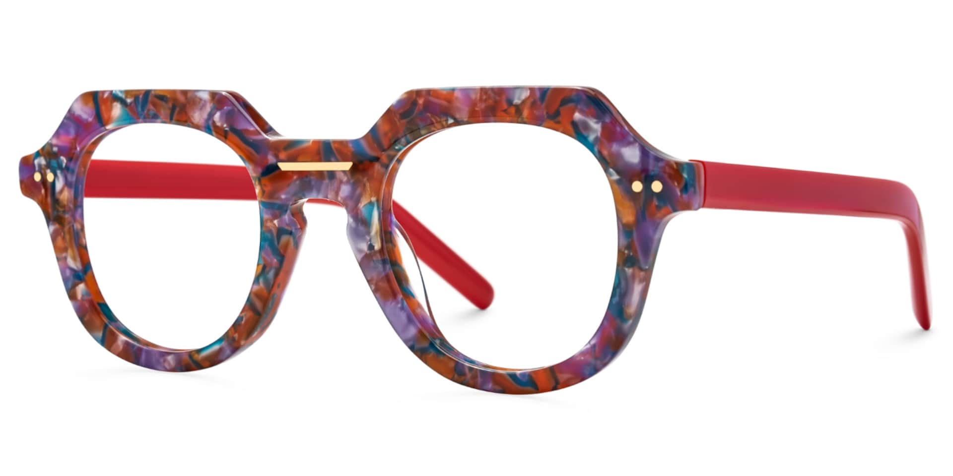 Floral Geometric Eyewear - Jameica on Sale | Zeelool1