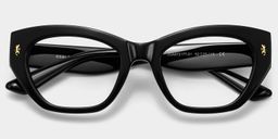 Dillon Black Cat eye Glasses2