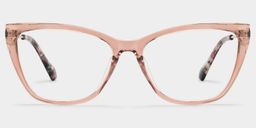 Celeste Beige Cat-eye Glasses1