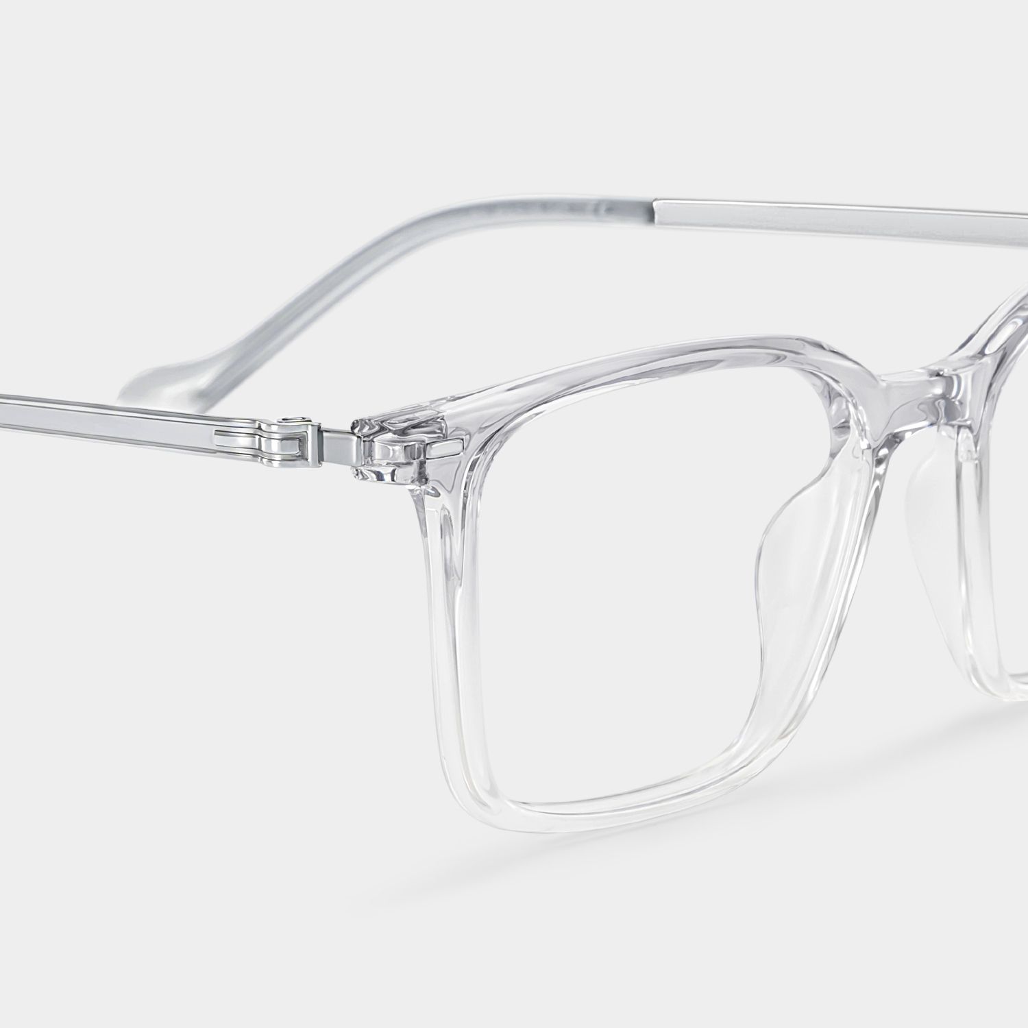 Archer Men Grey Glasses in Rectangle Frames | ZEELOOL5
