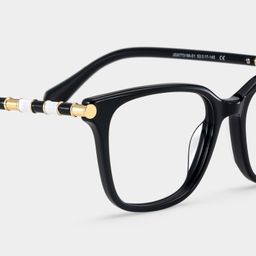Delilah Square Black Glasses9