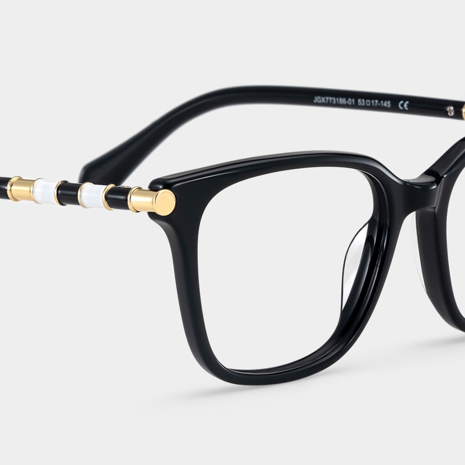 Delilah Square Black Frame Eyeglasses for Women| ZEELOOL9