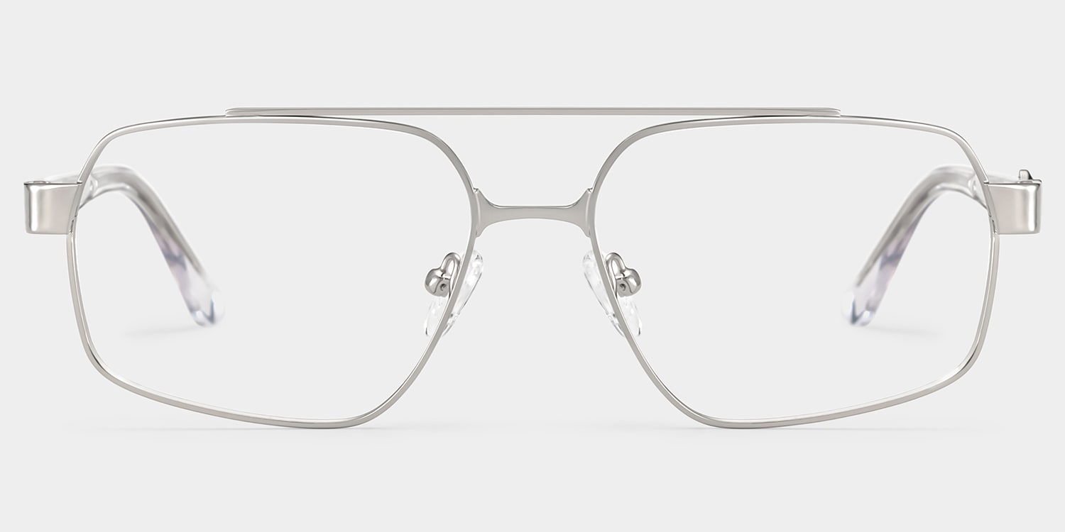 Sterling Aviator Silver Glasses