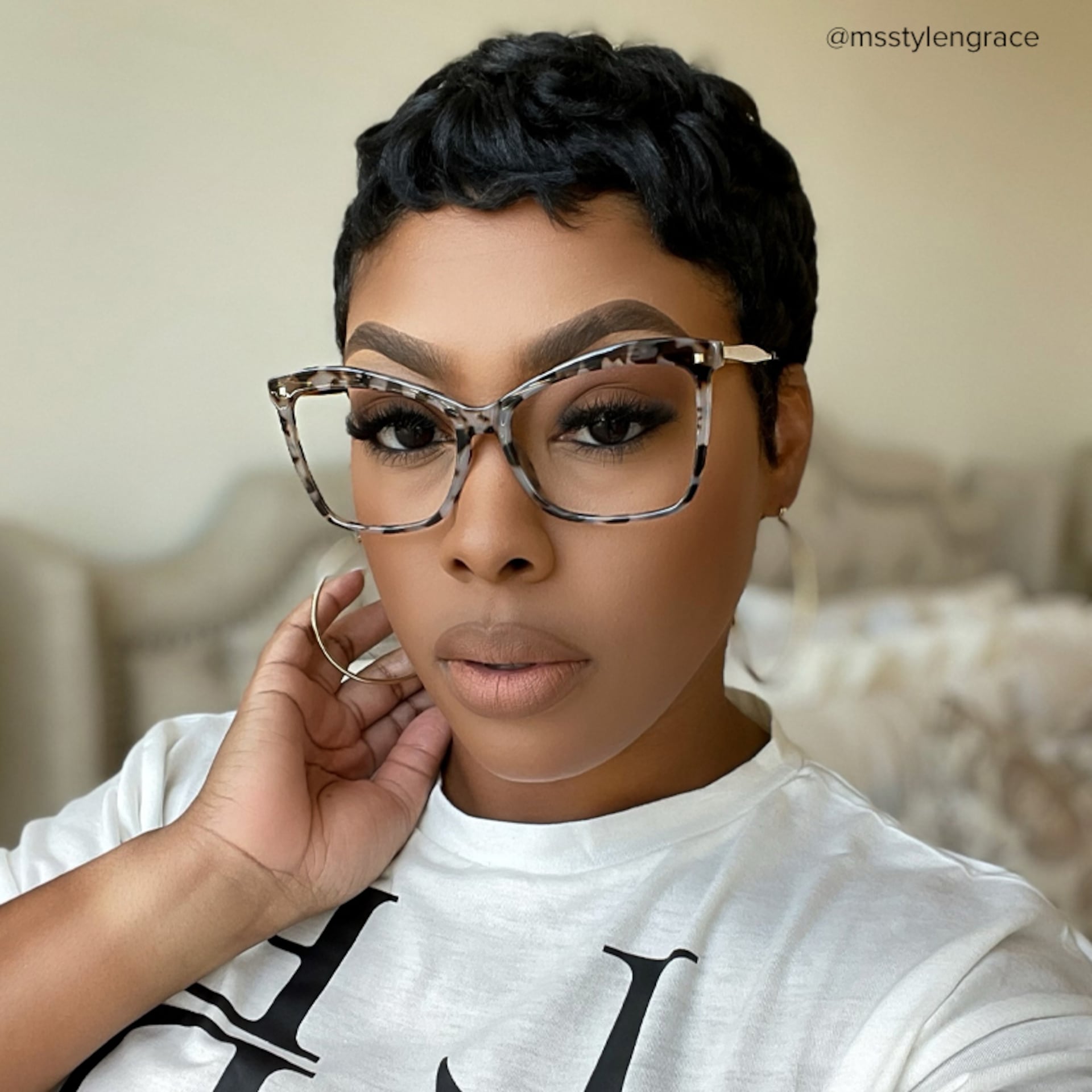 Isaebella Butterfly Tortoise Frame Glasses | Zeelool Optical5