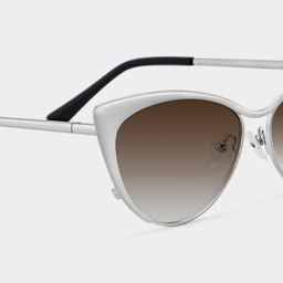 Ellen Cateye Silver Sunglasses4