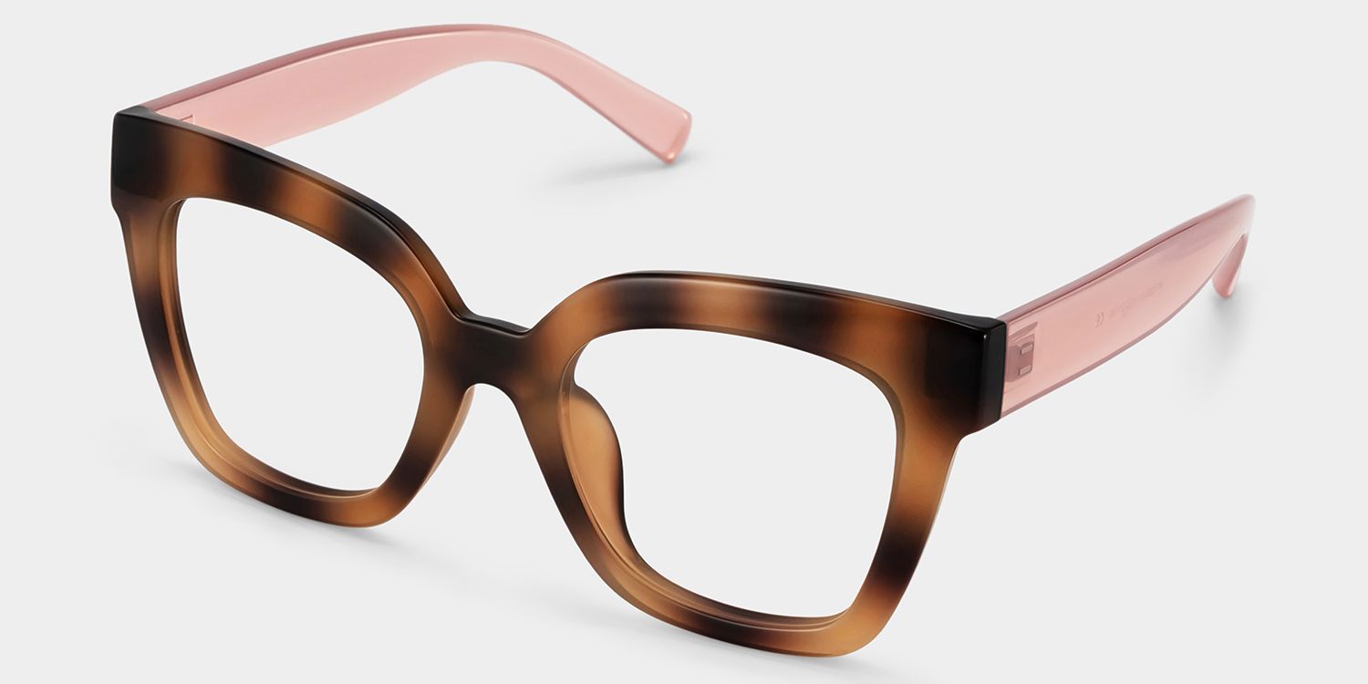 Malcolm Square Burnt Umber Frame Glasses | ZEELOOL