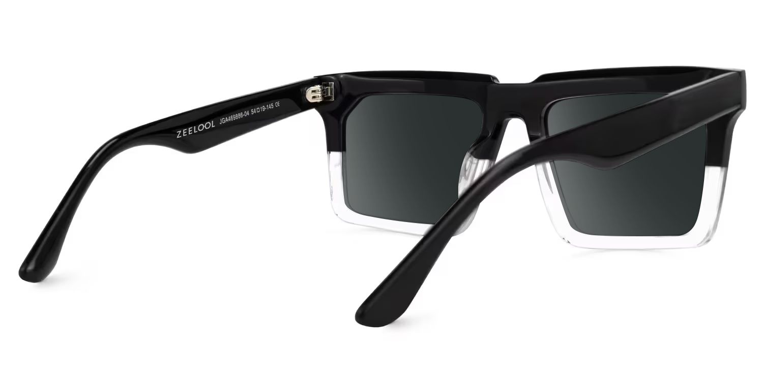 Moreland Acetate Two-Tone Frame Sunglasses | ZEELOOL5