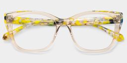 Maple Yellow Butterfly Glasses2
