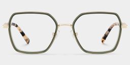 Sophie Green Geometric Glasses0