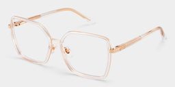Jill Clear Square Glasses2