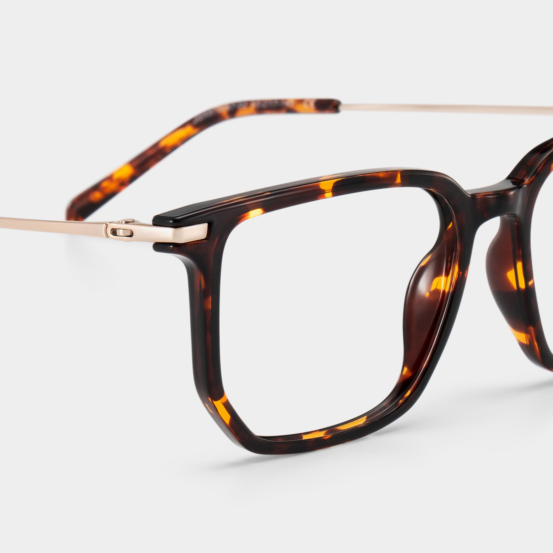Michelle Rectangle Tortoise Eyeglasses in Lightweight Frame | ZEELOOL5