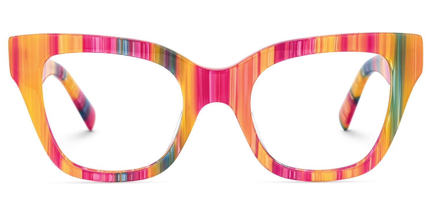 Nereyda Candy Glasses Twizzlers Frames | Zeelool Optical0