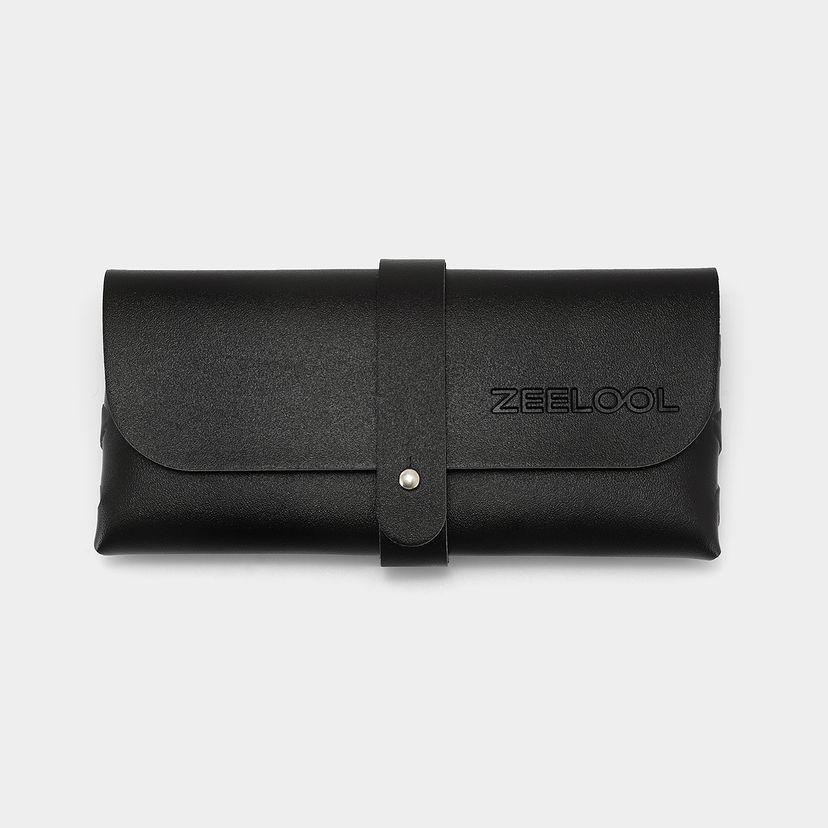 Black Man-made Leather Box