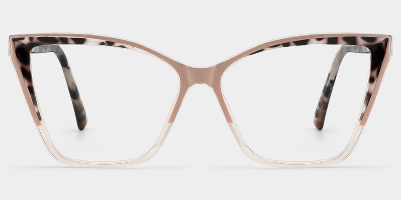Adalis Cateye Beige Glasses
